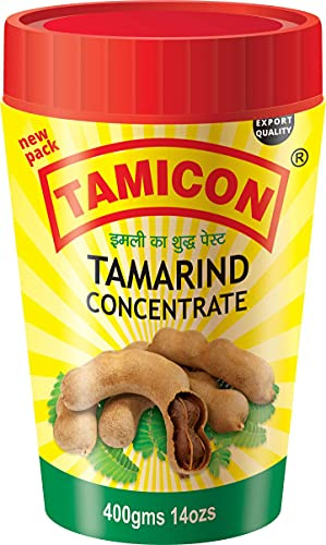 Tamicon Tamarind Concentrate | Authentic Tangy & Rich Flavour | Ideal for Indian Curries, Chutneys, Soups, Dips & Global Cooking | Convenient Ready-to-Use Paste | 400gm (Pack of 1)