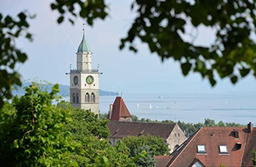 hansepuzzle 24224 - Überlingen am Bodensee Puzzle 500 Teile - Orte-Puzzle mit hochwertiger Aufbewahrung: Kartonbox und wiederverschließbarem Beutel - Puzzle-Maße: 46 x 30 cm