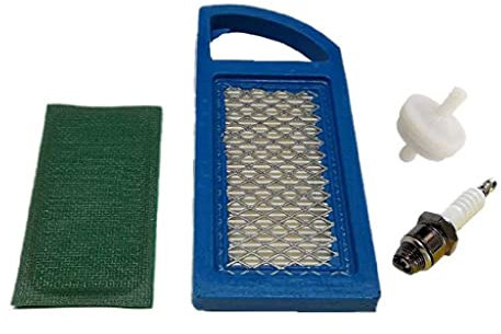 HURI Luftfilter Zündkerze Benzinfilter für Briggs & Stratton OHV 10-13,5 HP 698413 697775 797007, 298090, Champion RJ19LM