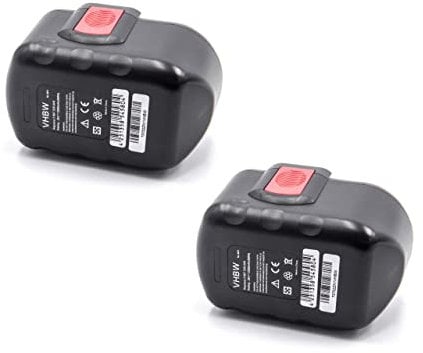 vhbw 2x batteria compatibile con Bosch GBH24VF, BACCS 24V, GBH-24V, 52324B, GKS 24V, GCM24V, GKG 24V utensile elettrico (2000 mAh, NiMH, 24 V)