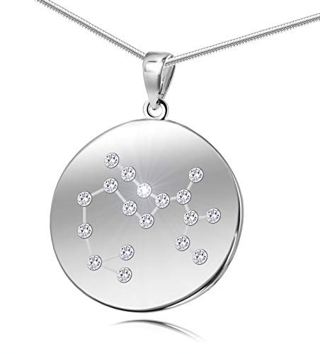 LILLY MARIE Atemberaubende Damen Halskette Aus Sterlingsilber Mit Strahlendem Anhänger