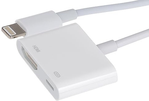 Nikkai - Adaptador Lightning a HDMI, Color Blanco