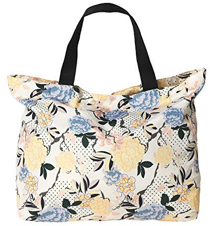 Becksöndergaard Shopper Damen Sitella Foldable Bag Falttasche Einkaufstasche Handtasche Blumenmuster Pastell 100% Recycled Nylon - 2001435002-018