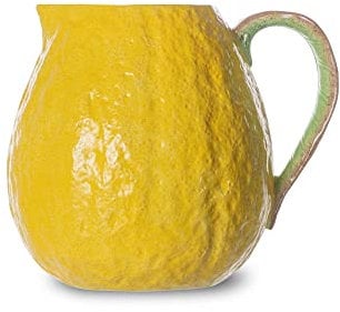 ByOn Lemon Krug in der Farbe: Gelb, aus Dolomit hergestellt, Maße: 22x17x18cm, Volumen: 2,5l, 5228624610