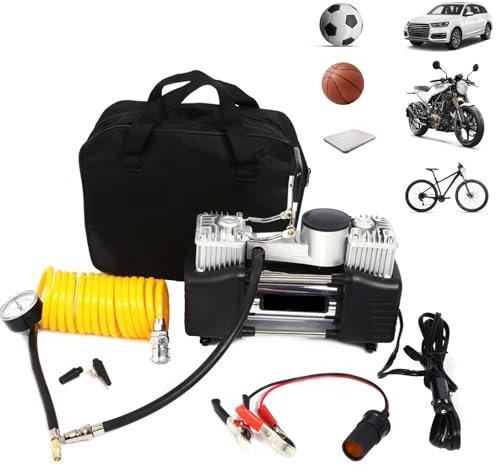 Compresor de Aire para automóvil Mini compresor de Aire portátil 2.5bar Inflador de neumáticos para a Bomba de presión de 12V