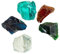 Bunte-Gartenwelt Glasbrocken Gartendekoration Glasstein Glasbruch 10kg Farbenmischung Muster Glass stone Dekoglas Außen (40-80mm)