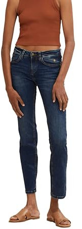 TOM TAILOR Damen Alexa Straight Jeans, 10281 - Mid Stone Wash Denim, 30W / 32L