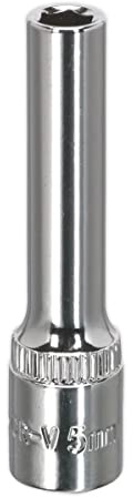 WallDrive® Socket 5mm Deep 1/4Sq Drive Fully Polished