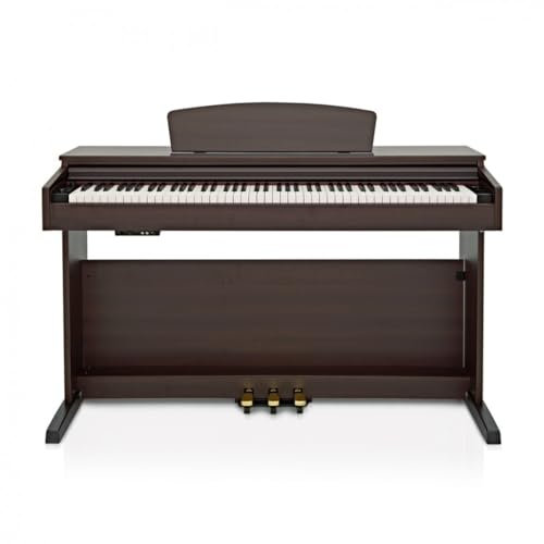 Gear4music DP10X 88 tasti pesati Pianoforte digitale effetto palissandro scuro