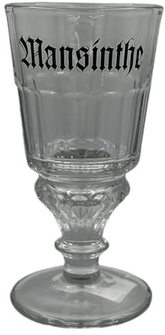 Mansinthe Absinthglas Pontarlier