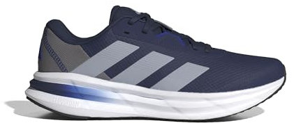adidas Homme Galaxy 7 Running Shoes, Dark Blue/Halo Silver/Lucid Blue, 40 EU