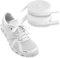 UamGlsob Flache dünne Schnürsenkel für Sportschuhe, 6mm Gym Schnüre Schuhbänder Ersatz für Trainers, Thin Running Shoe Laces Shoelaces (White, 63/160cm)
