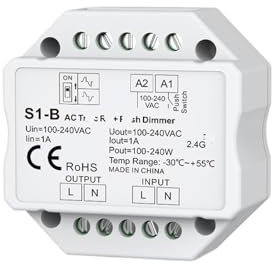 Dimmer LED triac AC 220V 230V 110V 2.4G dimmer adatto for lampadine LED dimmerabili