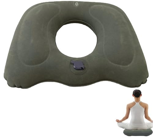 WanderGo Aufblasbares Donut-Kissen, 45,7 cm, Hämorrhoidenkissen zur Vermeidung von Schmerzen, tragbares Ringkissen zur Druckentlastung, effektiv bei der Schmerzlinderung und Förderung der Gesundheit