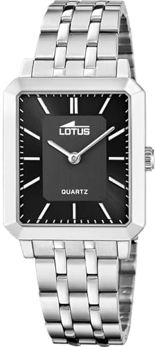Lotus Uhr Für Damen 18980/6 Square Series Silber Edelstahl Case SilberEdelstahl Band