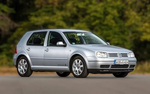 HEKO 31132 Windabweiser 4 teilig für VW Golf 4 IV 5tür. 1997-2004, Variant 5d 1999-2005, Schlüsselanhänger mit Einkaufswagenchip Gratis