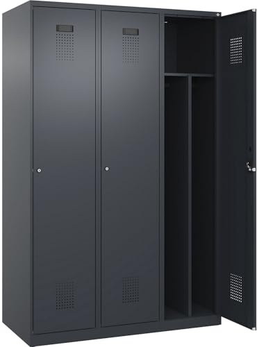 Kaiser + Kraft Schwarz-Weiß-Spind Evolo Plus