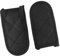 2 Pieces Pan Handle Cover, Cast Iron Handle Cover Hot Handle Holders Heat Resistant Pot Handle Holders Black Washable Non-Slip Pan Handle Sleeves for Kitchen BBQ and Baking Cookware