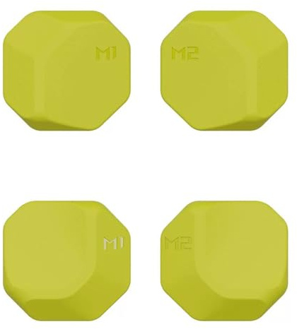 4PCS Kit de protección de botones para ROG Ally X (Amarillo)