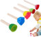 10 Pièces Pinceaux Eponge Peinture Enfant, Eponge Brosse De Peinture Enfant, Accessoires Peinture Enfant 3 Ans, Ensembles De Peinture d'apprentissage De Bricolage pour Enfant pour L'artisanat d'art