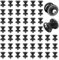 50 Piezas Grapas Coche, Negro Remaches Plastico Coche, 7L6868243 Paneles de Puerta Clips de Fijación para VW, Grapas Coche Paneles de Puerta Compatibles con Golf 5 6 7 A4 A5 A6 Audi Passat