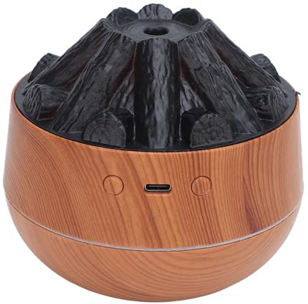 Flammdiffusor -Luftbefeuchter Kreativ Simuliertes Feuer für Desktop Office Home Decor 300ml (Stil 1) (Stil 2)