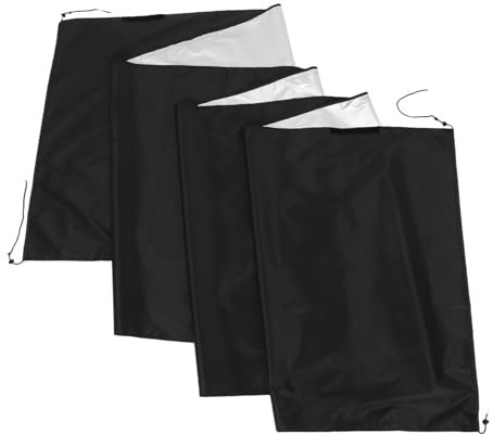 TOYANDONA Enrouleur Couverture Solaire pour Piscine Enterrée Sol, Noir 490x96 Cm, Bâche Résistante Aux Intempéries, Protection Anti-UV Et Maintien Sécurisé par Cordon, Usage Extérieur Jardin Et Spa