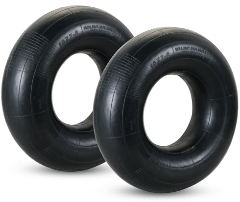 weyleity 2 Stück 18 x 8,50–8 18 x 9,50–8 Innenschlauch | robuste Ersatz-Reifenschläuche mit geradem TR13-Ventilschaft für Rasenmäher, Go-Karts, ATVs, Hoftraktoren, Schubkarren, Golfwagen