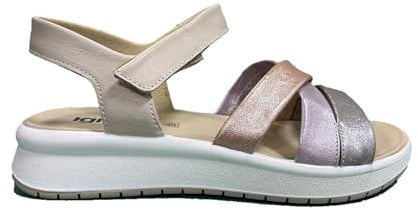 IGI&Co Sandalo da donna beige e rosa con strap