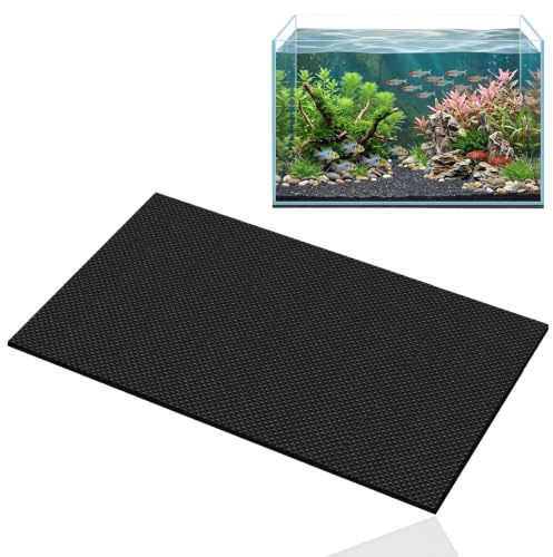 CKUESM Aquarium Unterlegmatte, Aquariummatte Aquarium 80x40cm Leveling Mat Sicherheitsunterlage für Aquarium und Terrarium stoßdämpfend, isolierend, ideal als Aquascaping Unterlage