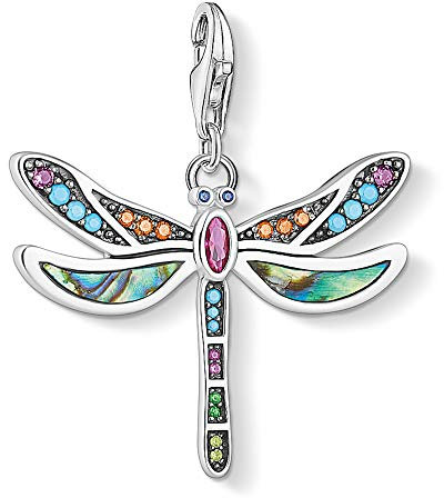 Thomas Sabo Damen Charm-Anhänger Libelle Charm Club 925 Sterling Silber 1757-964-7