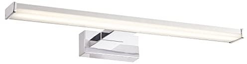 Rigby LED Over Mirror Light IP44 Cabinet Bathroom Shower Room Chrome Effect Waterproof Vanity Designer Wall Mirror Light
