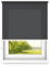 Free-hanging roller blind, wall or ceiling mounting, large size, fi 32, steel mount, semi-blackout, Dark Night color, 1200x1800mm
