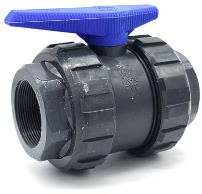 Vanne PVC à visser femelle - 3/4''
