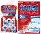 Somat Juego de limpieza de lavavajillas 5 en 1, sal especial 1,2 kg + limpiador de máquina Duo 3 pastillas
