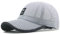 RUICHENG Mesh Cap Basecap Herren Sommer Baseballcap Sports Kappe Schirmmütze (hellgrau)