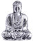 FYBlossom Deko Buddha Figur Sitzend Aus Harz, Feng Shui, Garten Dekofigur, Buddha Statue Dekoration, Retro Mini Buddha Meditation Friedensharmonie Statue Skulptur Für Haus, Wohnung & Garten (Style A)