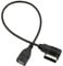 KIMISS Car Aux Cable Adapter Car Radio Audio Adapter Cable USB Cable Adapter Music Car Aux Cable AMI MDI Interface AUX MP3 Cable Adapter For Q5 Q7 R8 A4 A5 A6