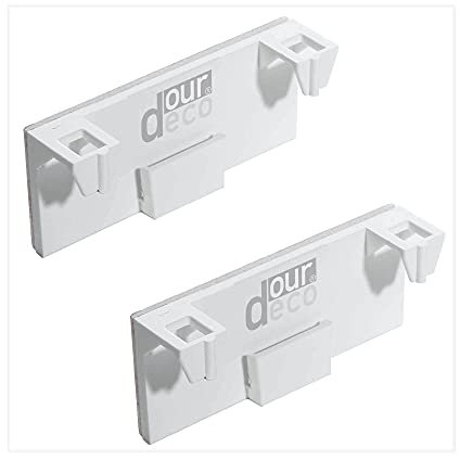 ourdeco® Aluminium-Jalousie/Klebehalter für Schraubträger/Klemmträger/Montagezubehör für Premium Alu-Jalousie