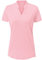 donhobo Damen Sport T-Shirt Laufshirt Kurzarm Sportshirt Schnell Trocken Poloshirts Yoga Gym Shirts Fitnessshirt Shortsleeve Casual Top (Hell-Pink, S)