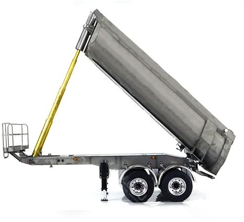 TOUCAN RC HOBBY LESU Metallo RC idraulico Dumper Rimorchio Pompa per 1/14 Trattore Camion FAI DA TE