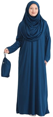 Prien Gebetskleidung Für Frauen Mit Tasche Hijab, Islam Damen Kleidung Set, Abaya Kopftuch, Muslim Kleider, Khimar