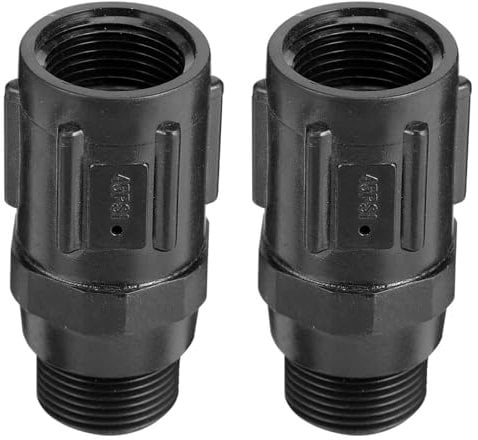 ULTECHNOVO 2Pcs Water Pressure Regulator 45 PSI, 3/4 inch Drip Irrigation Pressure Reducer Low Valve for Drip Irrigation System Micro Irrigation