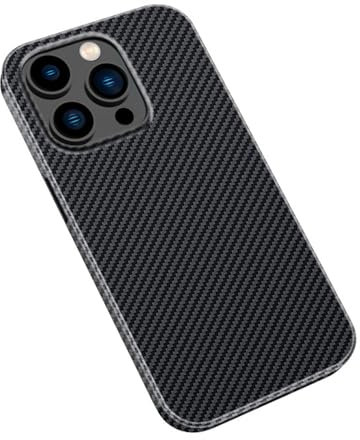 für iPhone 15 Pro Max Hülle Ultra dünne Kohlefaser Hülle Kratzfeste Aramid Kevlar Schutzhülle (für iPhone 15 Pro Max)