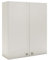 haaus Zaria Badezimmer-Wandschrank, wandmontiert, 2 Türen, glänzend weiß/weiß, MDF-Türen, L 60 x B 22 x H 72 cm