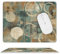 MousePad Mauspad mit rutschfester Gummiunterseite, leicht gleitend, personalisiertes Tastatur-Pad, Kreise und Linien, Gaming-Mauspad, Schreibtisch-Schutzmatte für Laptop, Büro, Zuhause, Einheitsgröße