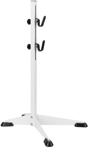 QWORK® Support Stationnement et Entretien pour Vélo Unisexe Adulte, Crochet Recouvert de Caoutchouc, Ganchos Flexibles para Altura Ajustable