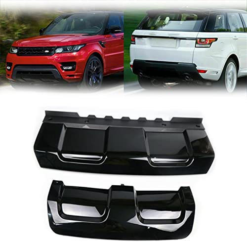 YDYBDA Paraurti Anteriore Spoiler per Range Rover Sport 2014-2017 Diffusore Posteriore Labbro Rimorchio Piastra Paramotore Guardia Gancio di Traino Bordo di Copertura