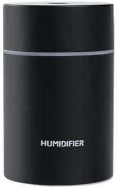 Humidifier Ultrasonico Difusor de aceites esenciales para coche y oficina, USB, 300ml, hidratante, silencioso, Nano atomización, electrónica para coche Humidificador(Black)