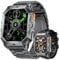 LIGE Montre Connectée Homme avec Appel Bluetooth, 2.13 AMOLED Militaire Sport Smartwatch 100+ Sport/Fréquence Cardiaque/Sommeil/Boussole, 1000mAh IP68 Étanche Android iOS